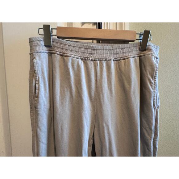 Aerie Women's Sweatpants Pull On Elastic Waist Pockets Cream Color Sz M - Picture 2 of 10